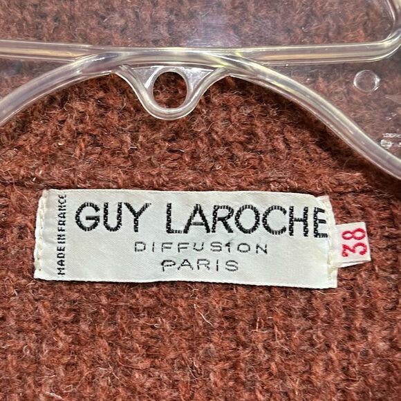 GUY LAROCHE Diffusion Paris Wool Coat Size 38=US8 - Picture 2 of 7